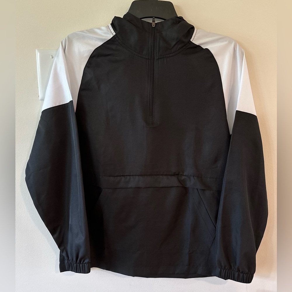 Pennant Youth Quarter Zip Athletic Warmup Pullover Hooded Jacket NWT Siz…